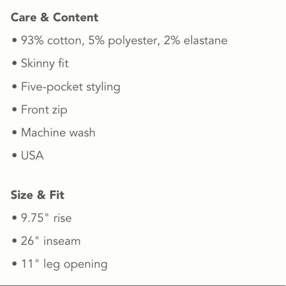 Citizens of Humanity Anthropologie NWT Rocket High-Rise Skinny Jeans Size 28. - Picture 10 of 12